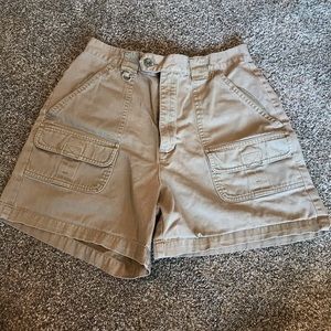 Bass Tan Tactical High Waisted Shorts